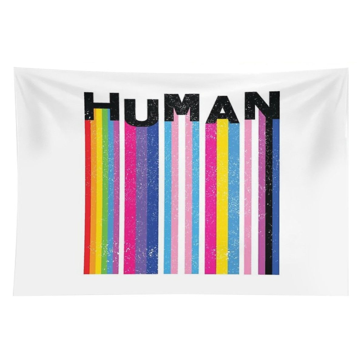 HUMAN LGBT Pride Flags Tapestry