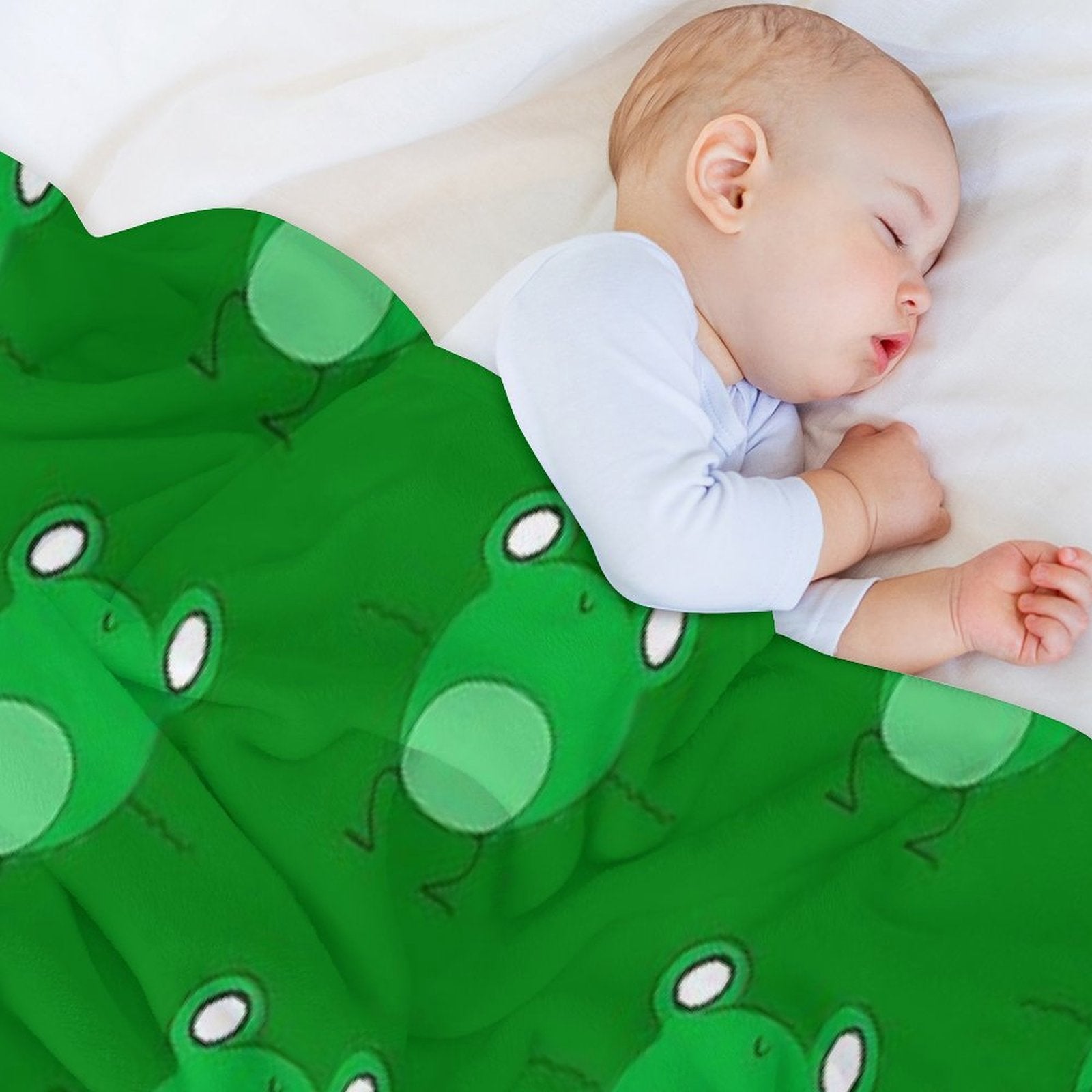 Frog Dancing Eco-conscious Throw Blanket