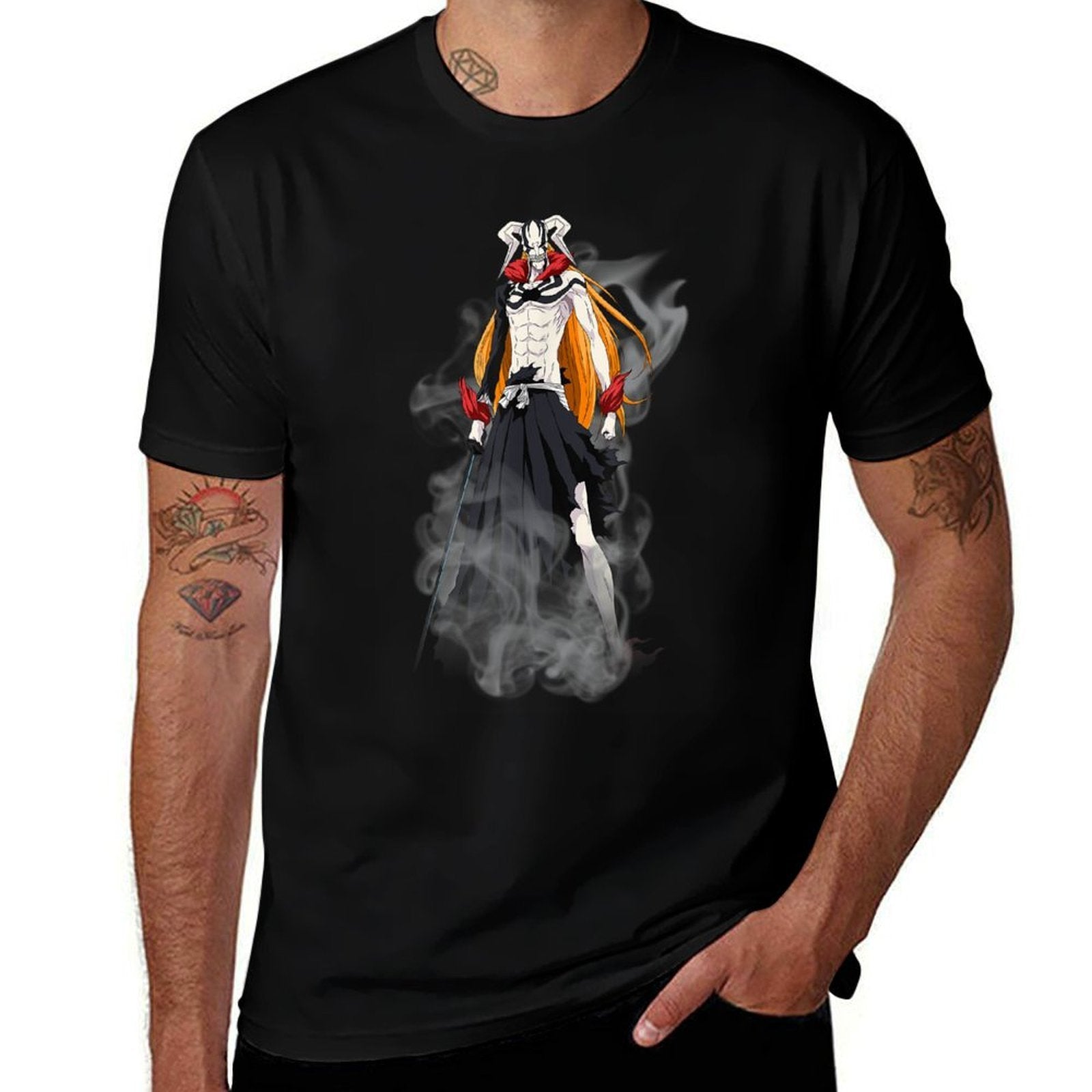 Bleach New Hollow Ichigo Creepy Form Anime  Classic T-Shirt