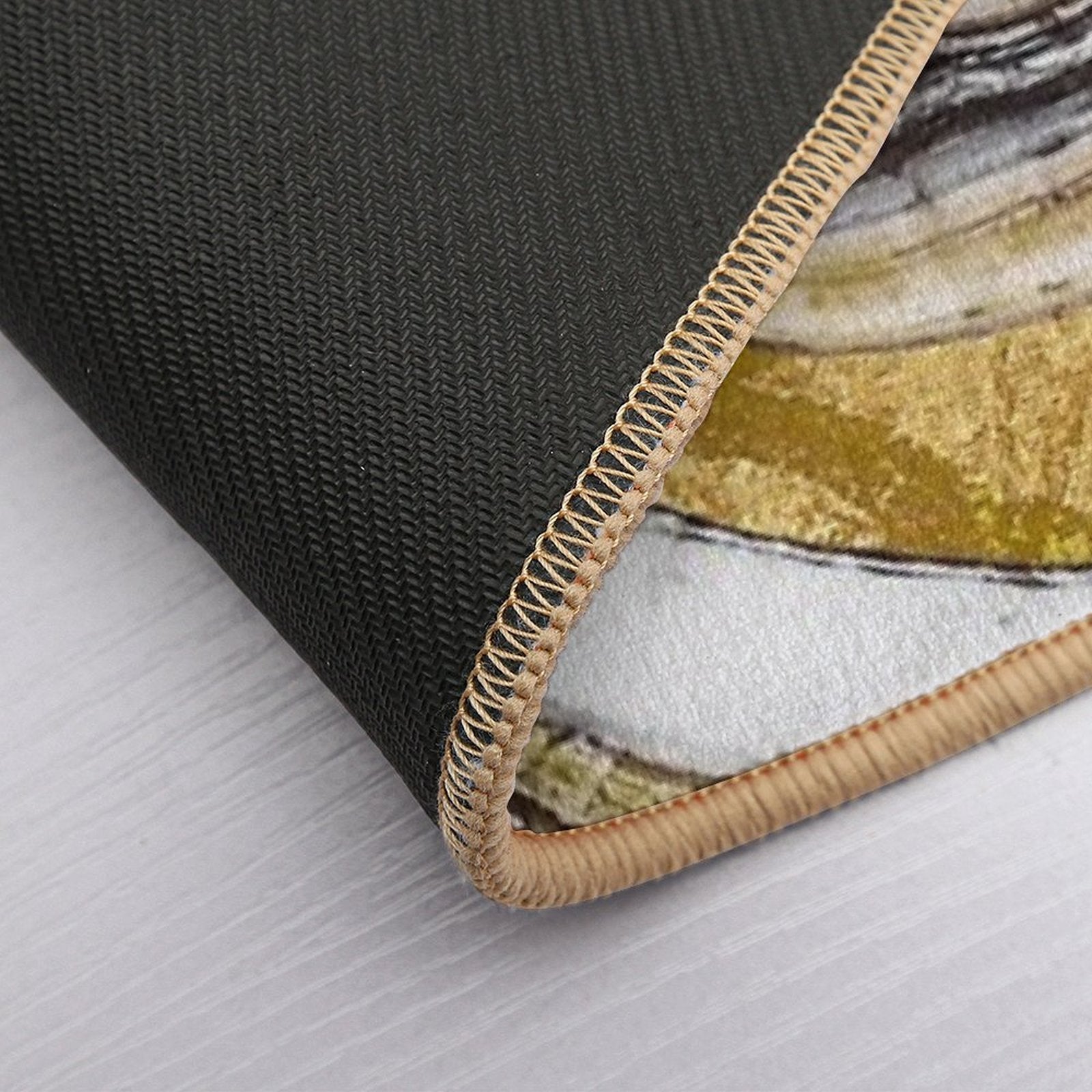 Stone Prose Geode Gold  Fade-Resistant Bath Mat