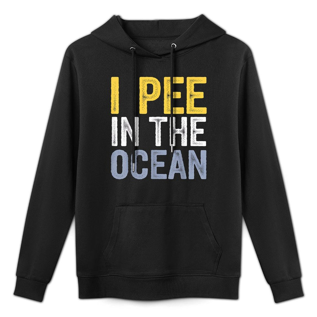 I Pee In The Ocean Beach Lover Vacation Funny Gift Relaxed Fit Hoodie