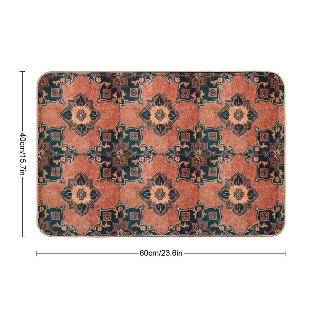 Oriental Turkish Antique Vintage Kilim Rug  Long-Lasting Bath Mat