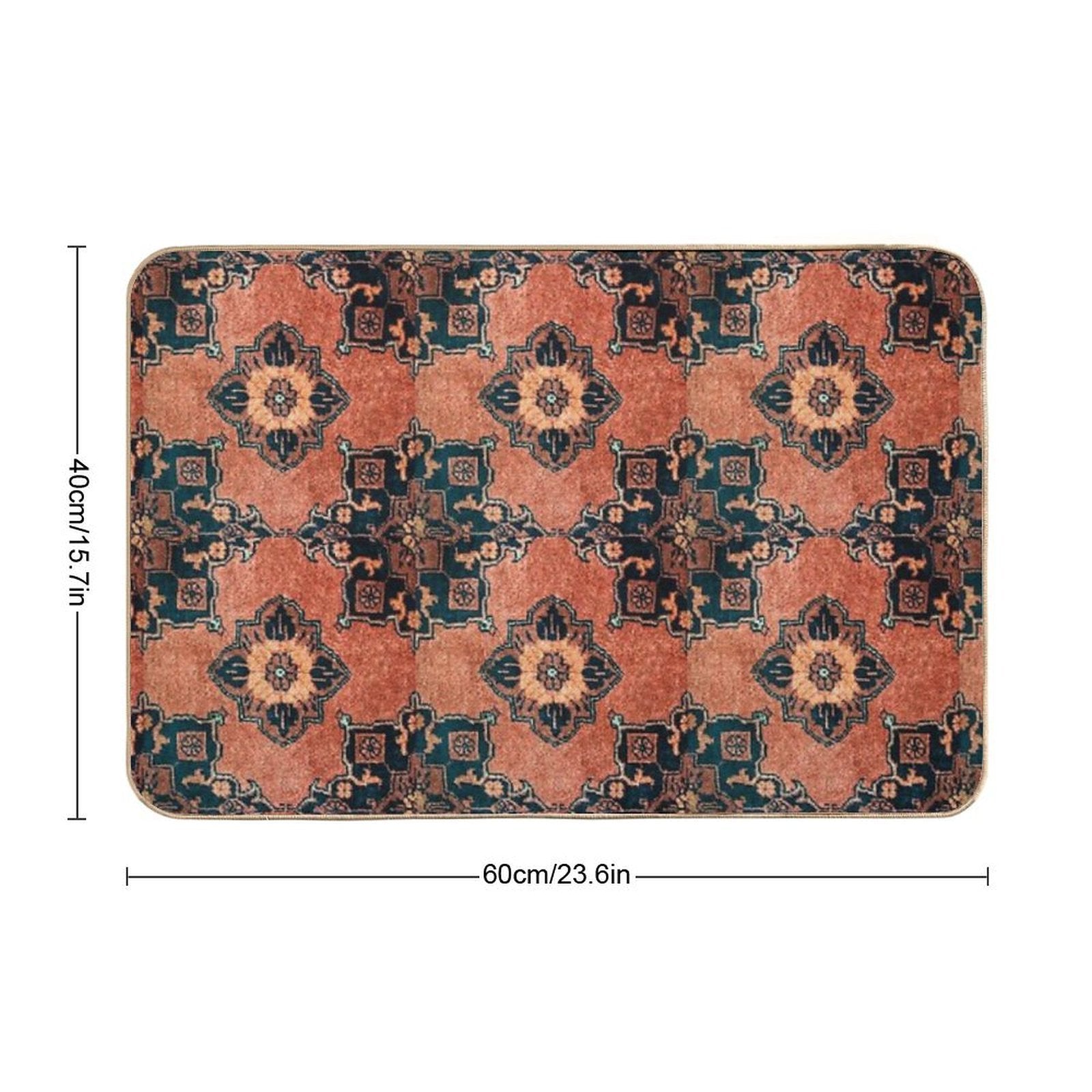 Oriental Turkish Antique Vintage Kilim Rug  Long-Lasting Bath Mat