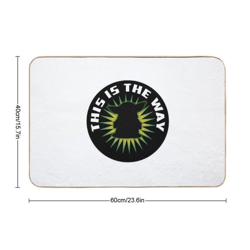 This Is The Way  Odorless Bath Mat