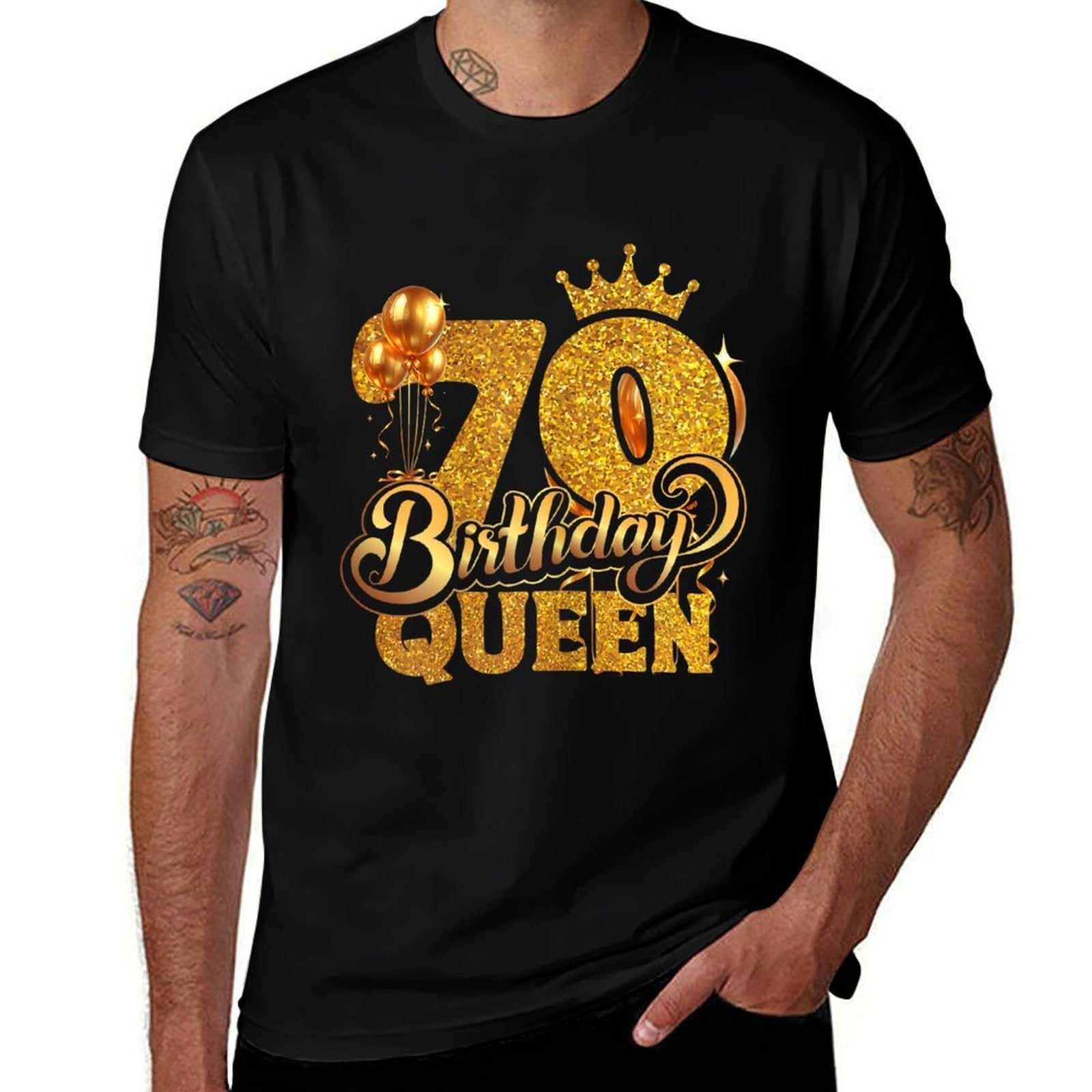 Birthday Queen 70 Year Old 70th Birthday It's My 70th Bday  Breathable T-Shirt