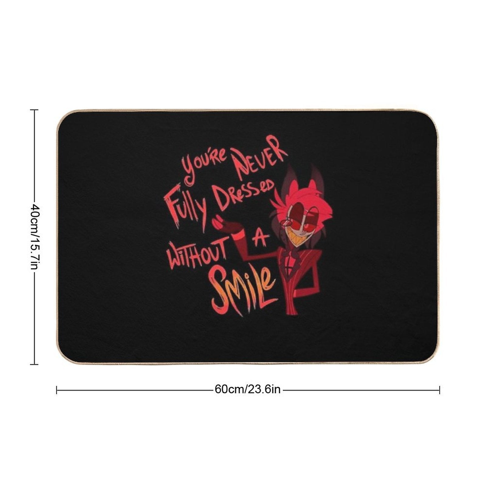 Mens My Favorite Alastor Hazbin Hotel Gifts Music Fans  Toxin-Free Bath Mat