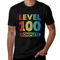 Level 100 Complete 100th Birthday  Trendy Pattern T-Shirt