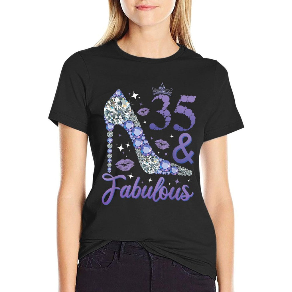 35 And Fabulous Stepping Into My 35th Birthday  Classic T-Shirt