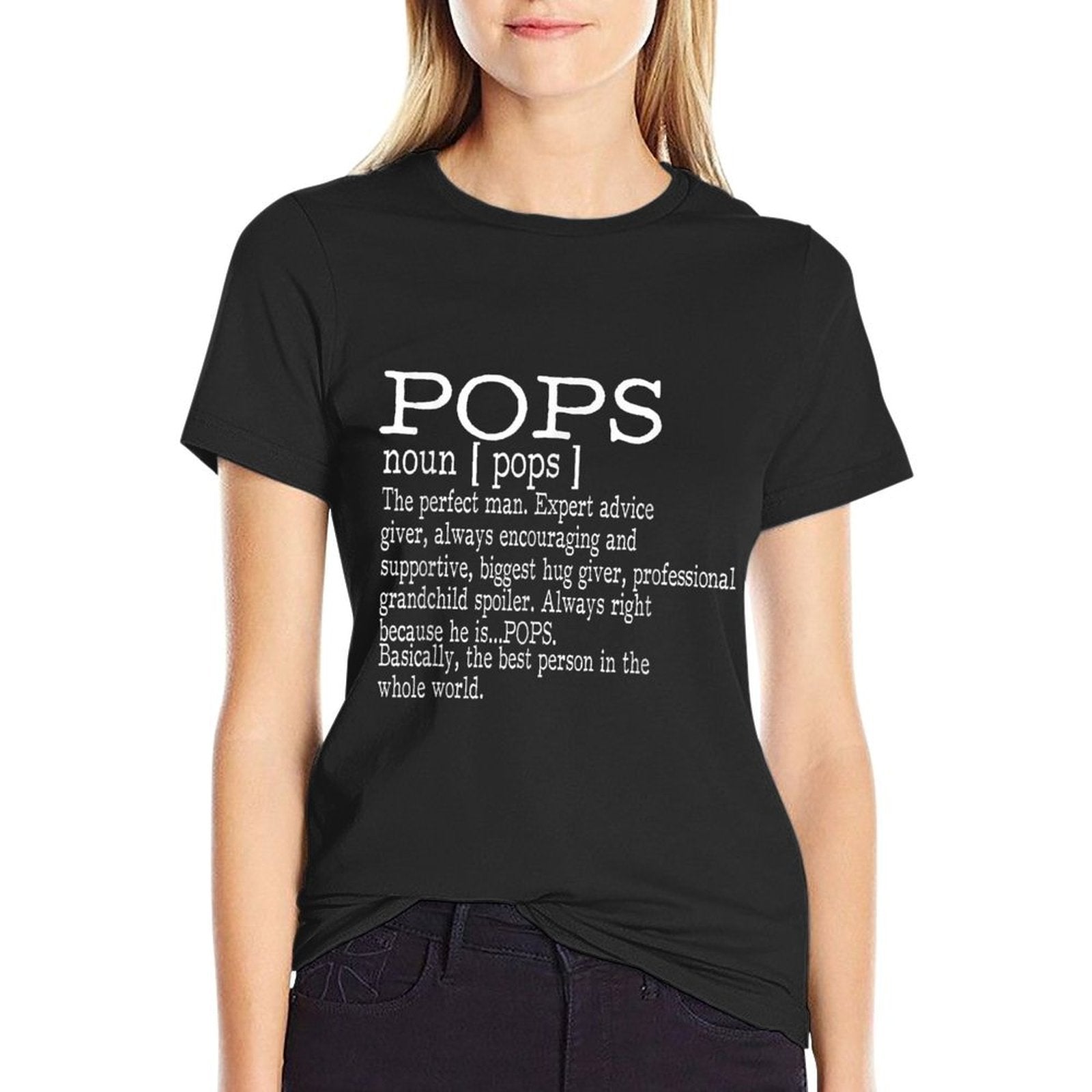 Pops Definition Grandpa Father's Day Gifts - Men  Lightweight T-Shirt