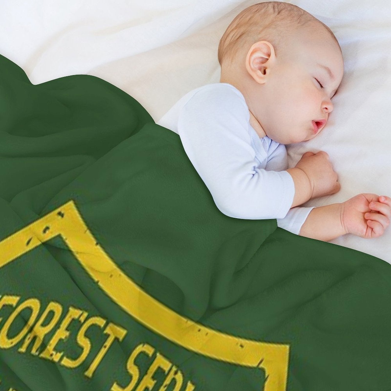 Forest Service Vintage Emblem Compact Throw Blanket