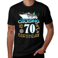 Cruising Into My 70 Year Old Birthday Crew 70th Cruise Bday  Soft T-Shirt