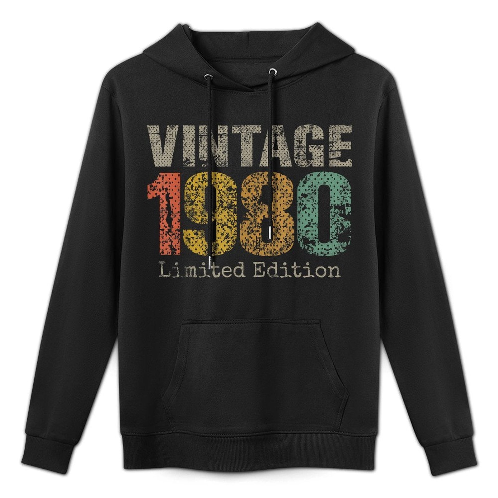 Vintage 1980 Limited Edition 45th Birthday Gifts 45 Year Old Casual Wear Hoodie
