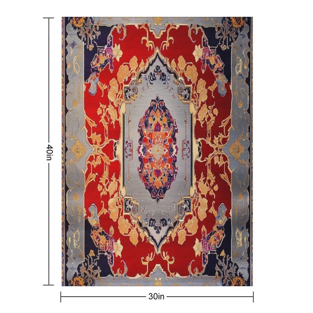 Oriental Emperor Chinese Royal Carpet Durable Throw Blanket