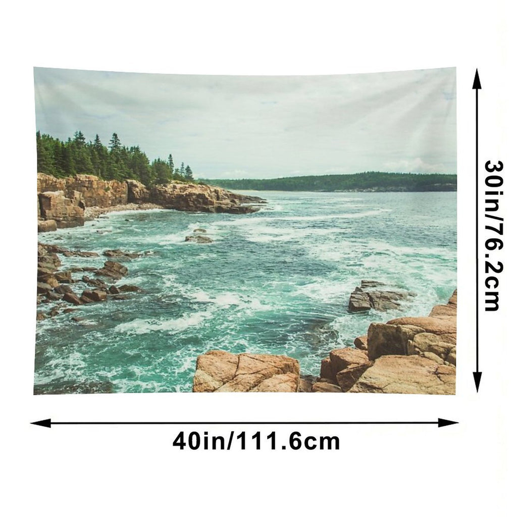 Acadia National Park Seashore II Tapestry