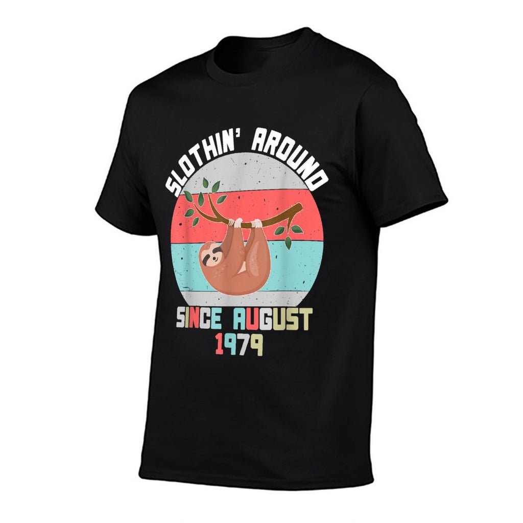 August 1979 40th Birthday  Vintage 1979 Birthday  Summer-ready Fabric T-Shirt