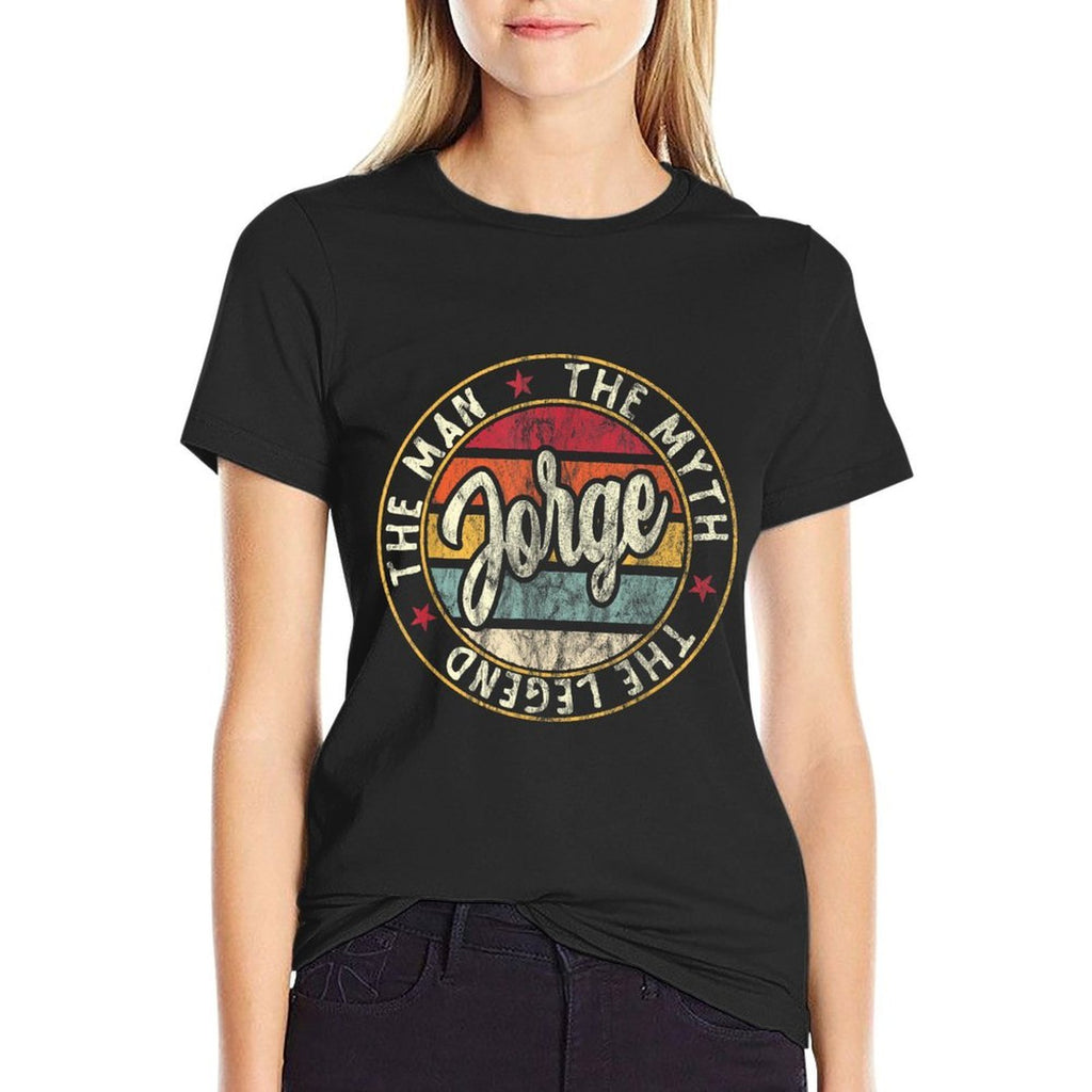 Mens Jorge The Man The Myth The Legend First Name Jorge  Eco-friendly Material T-Shirt
