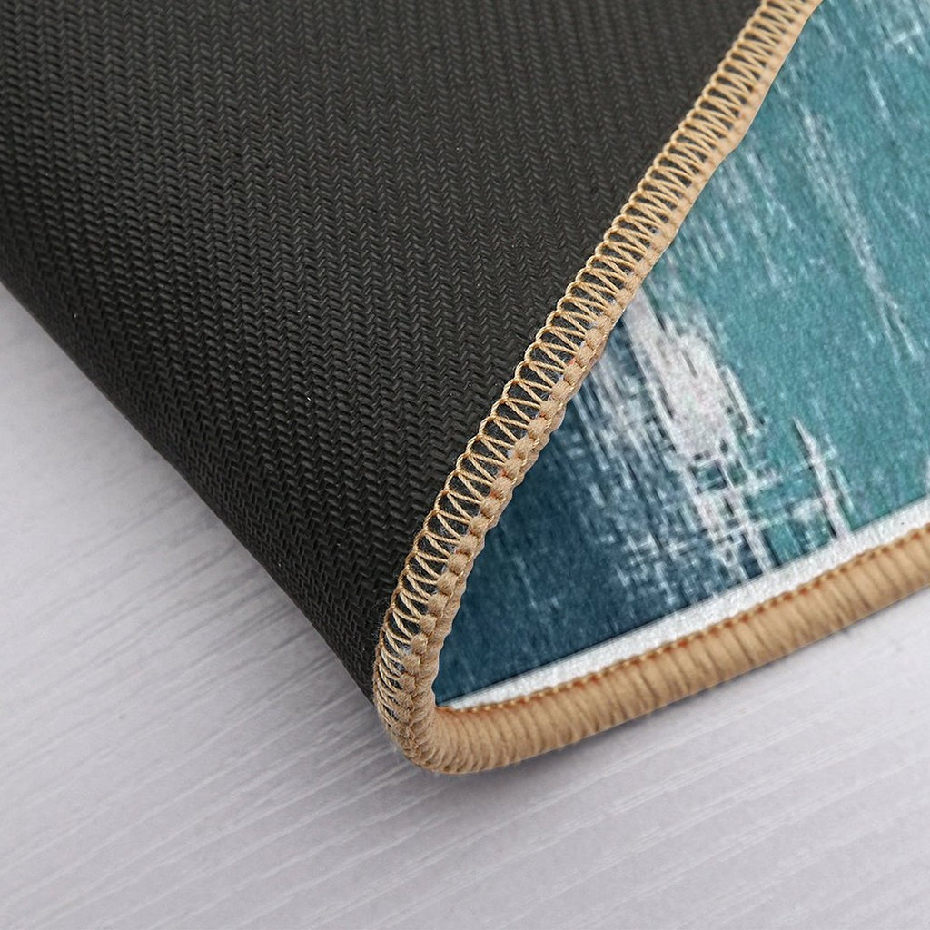 Reclaimed Wood (blue)  Absorbent Bath Mat