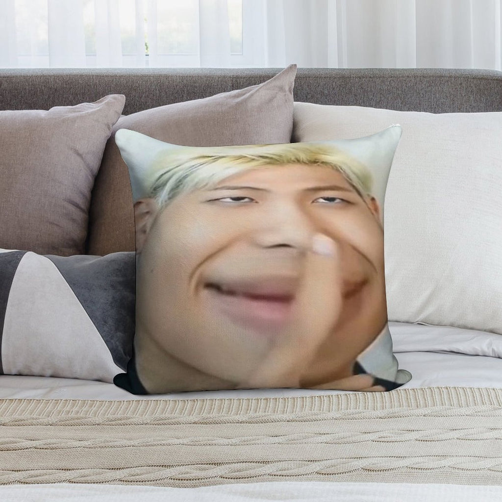Namjoon Meme Soft Washable Throw Pillow