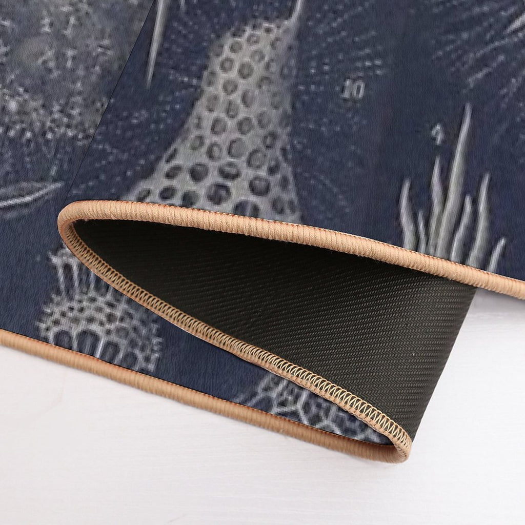 Vintage Radiolaria Fossils  Repositionable Bath Mat