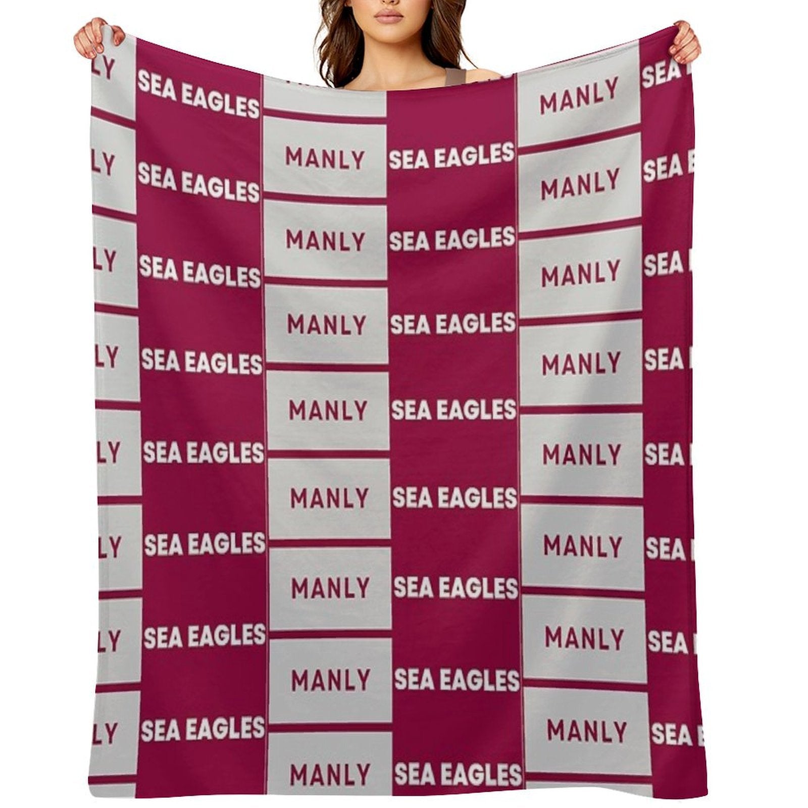 Manly Sea Eagles Rugby League Comfort Throw Blanket