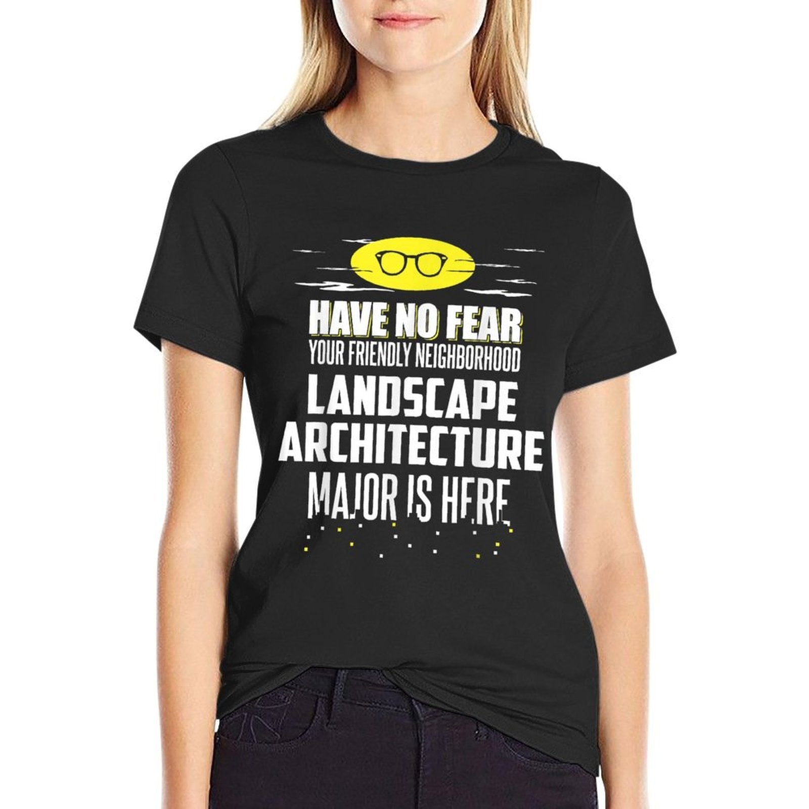 Funny Landscape Architecture Major Design Have No Fear  Fade-proof Color T-Shirt