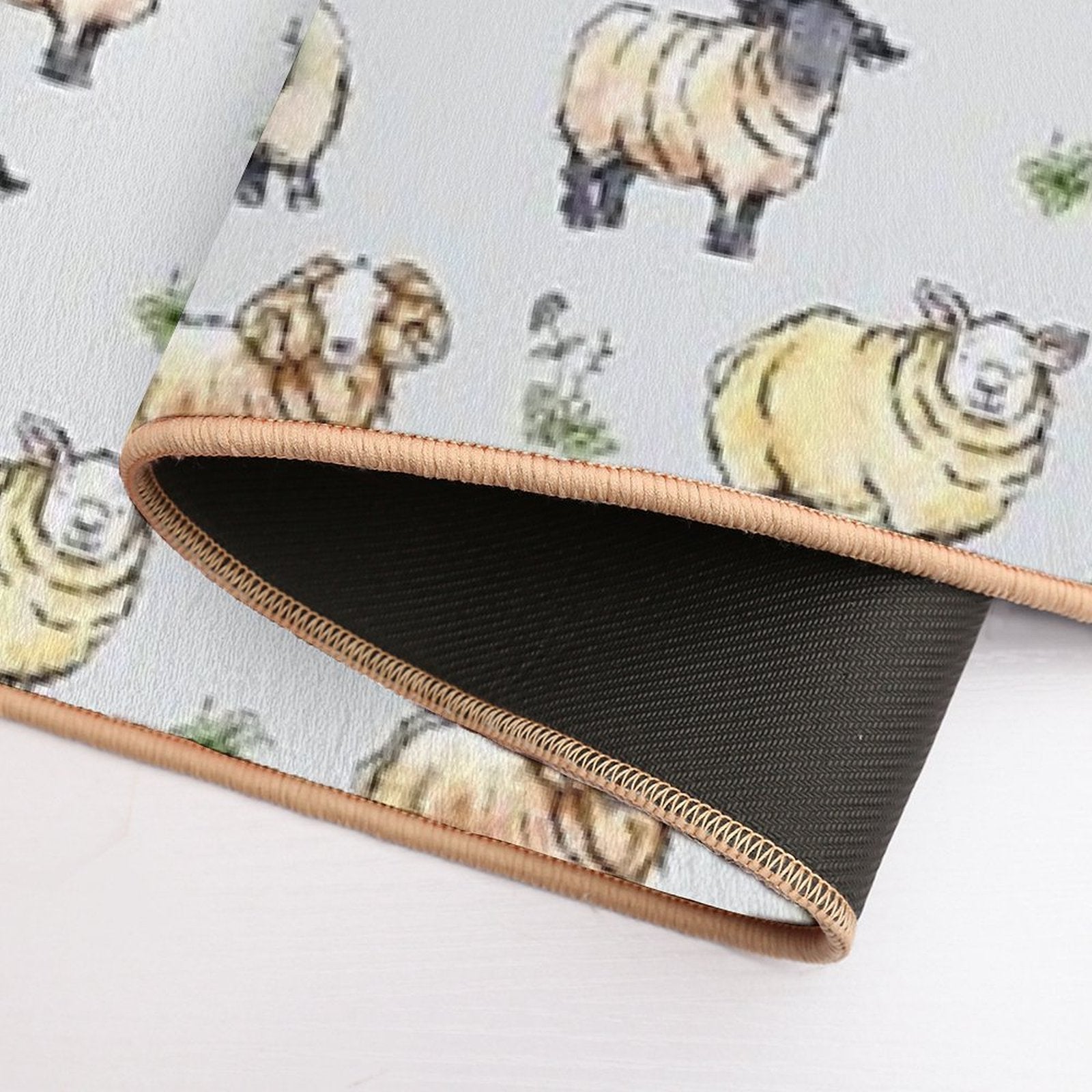 British Sheep  Slip-Resistant Bath Mat