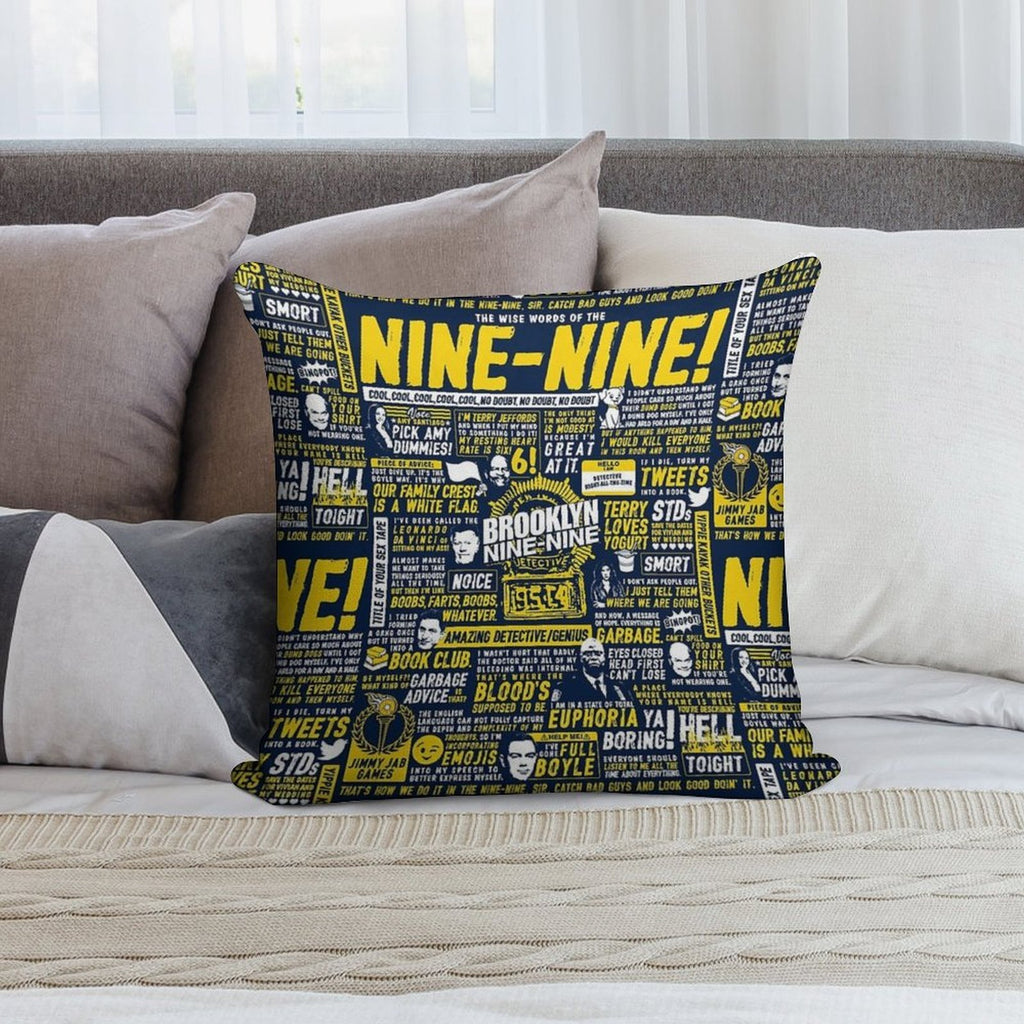 Wise Words of The Nine-Nine Soft Washable Throw Pillow
