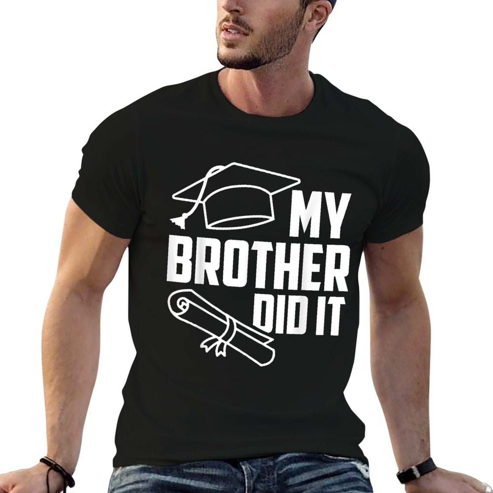 My BROTHER Did It Proud Family Graduation Day 2025 Match  Moisture-wicking T-Shirt