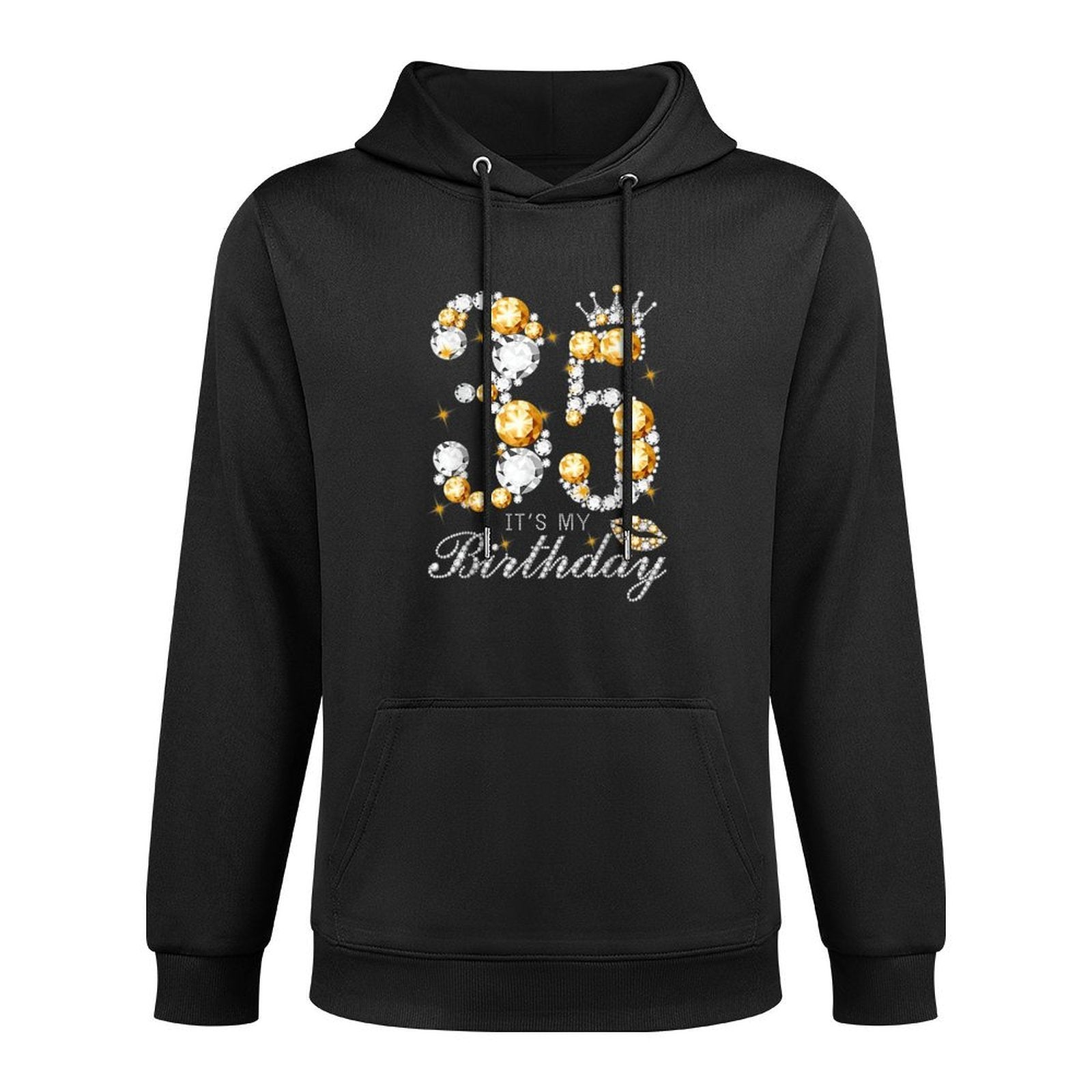 It's My 35th Birthday Queen 35 Years Old Shoes Crown Diamond Relaxed Fit Hoodie