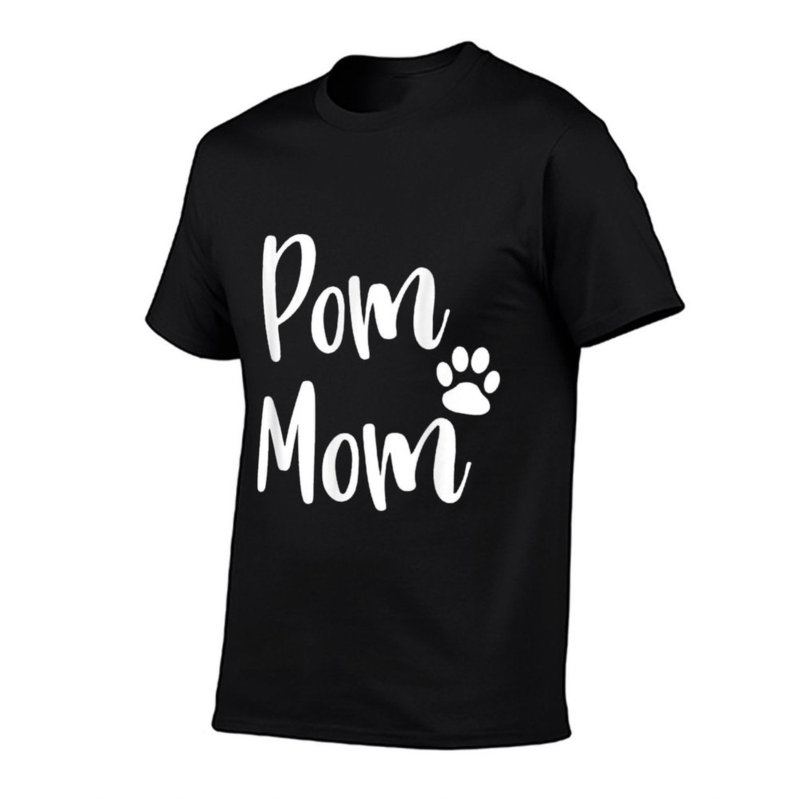 Pom Mom T-shirt Pomeranian Mom T-shirt Pom Mama T Shirt  Odor-resistant T-Shirt