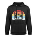 Retro Vintage Two Birthday Two Legit 2 Quit Customizable Surface Hoodie