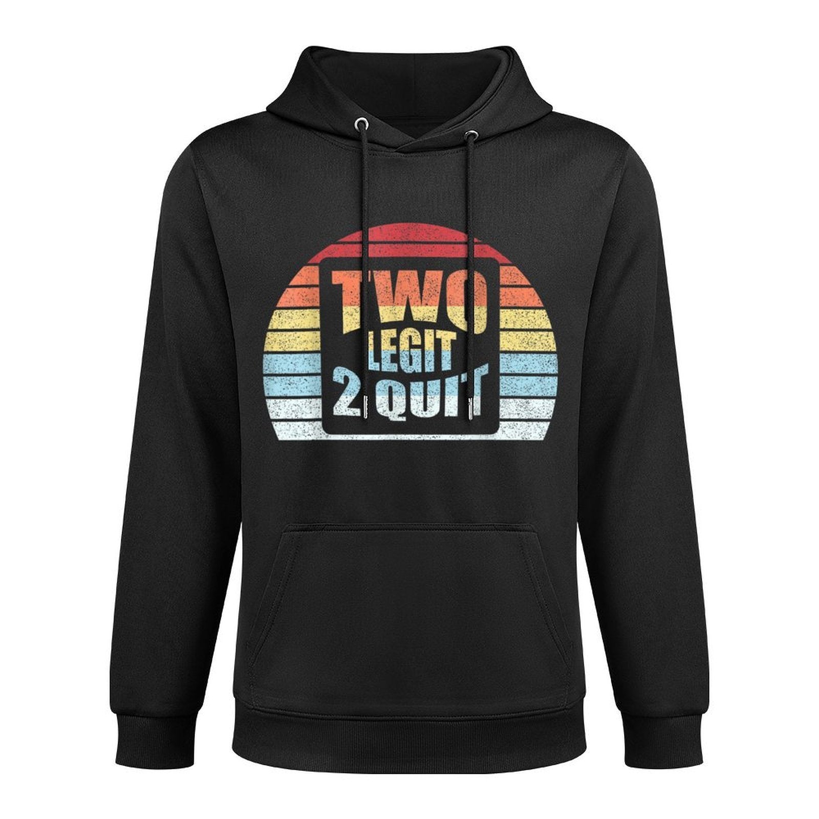 Retro Vintage Two Birthday Two Legit 2 Quit Customizable Surface Hoodie