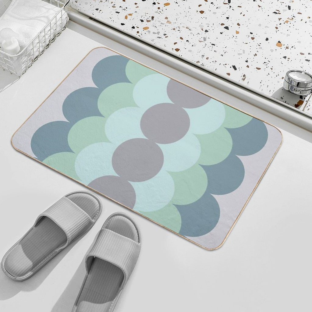 Gradual Mint  Long-Lasting Bath Mat