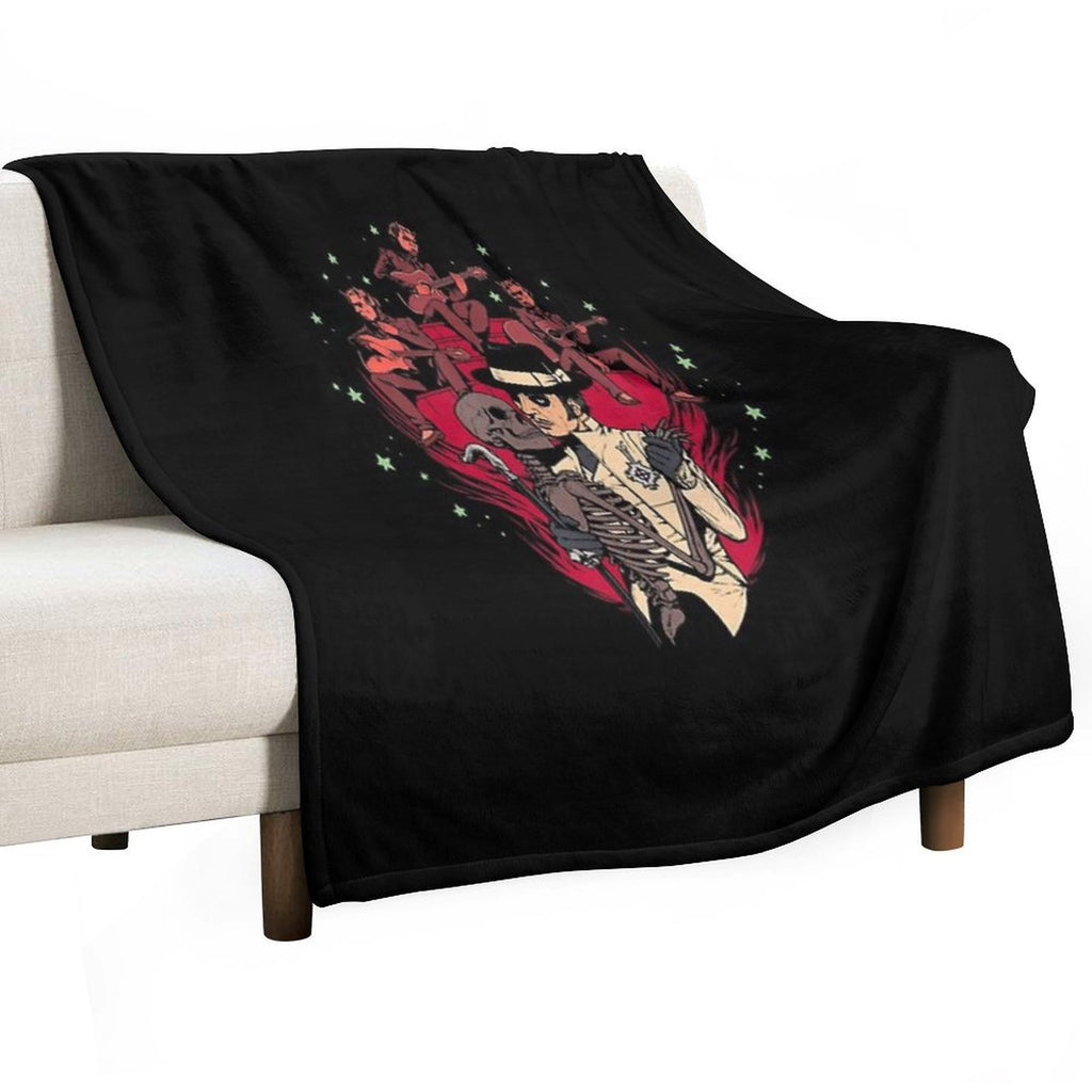 Ghóst – Skeleton Bandstand Travel-friendly Throw Blanket