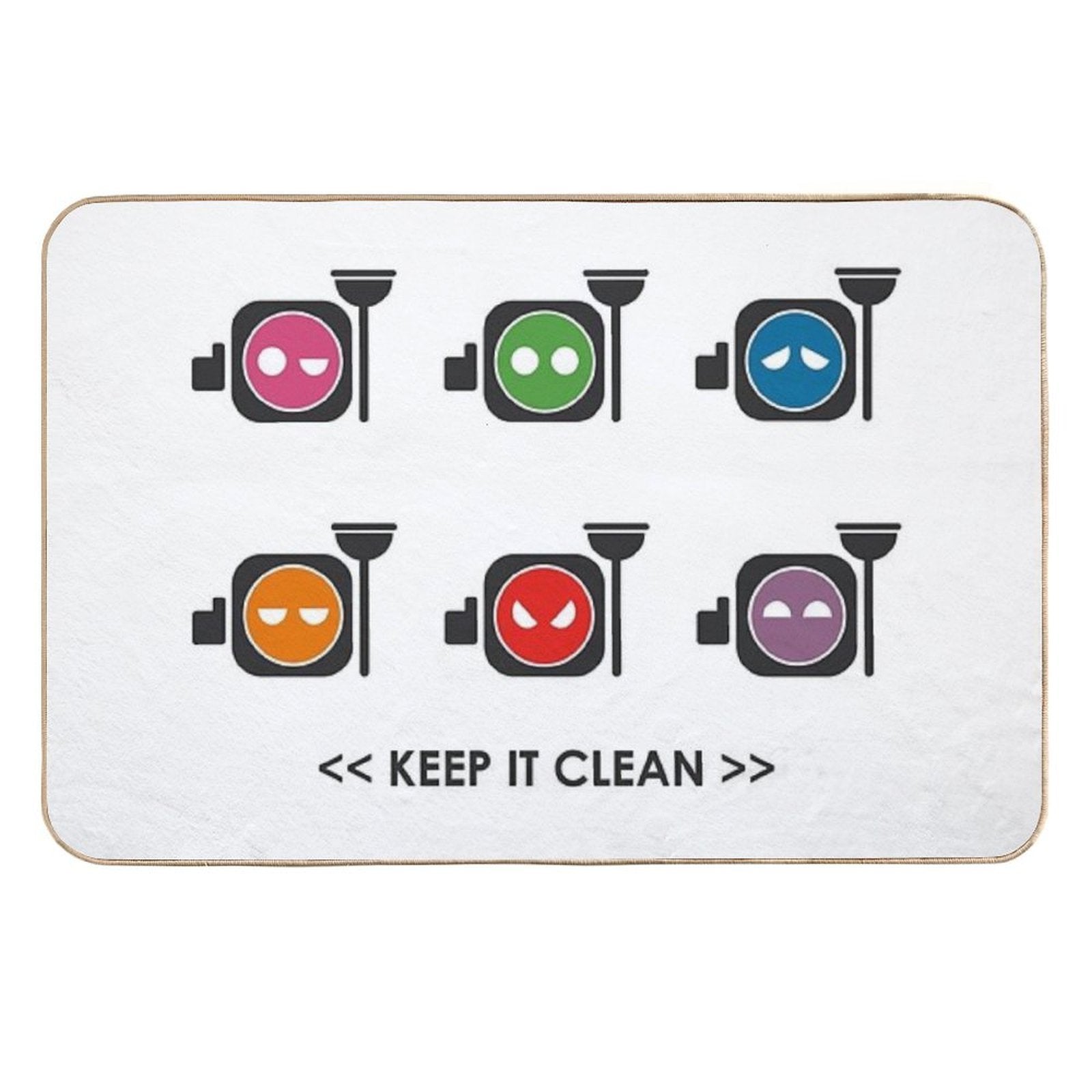 Keep It Clean Emotions  Anti-Trip Bath Mat