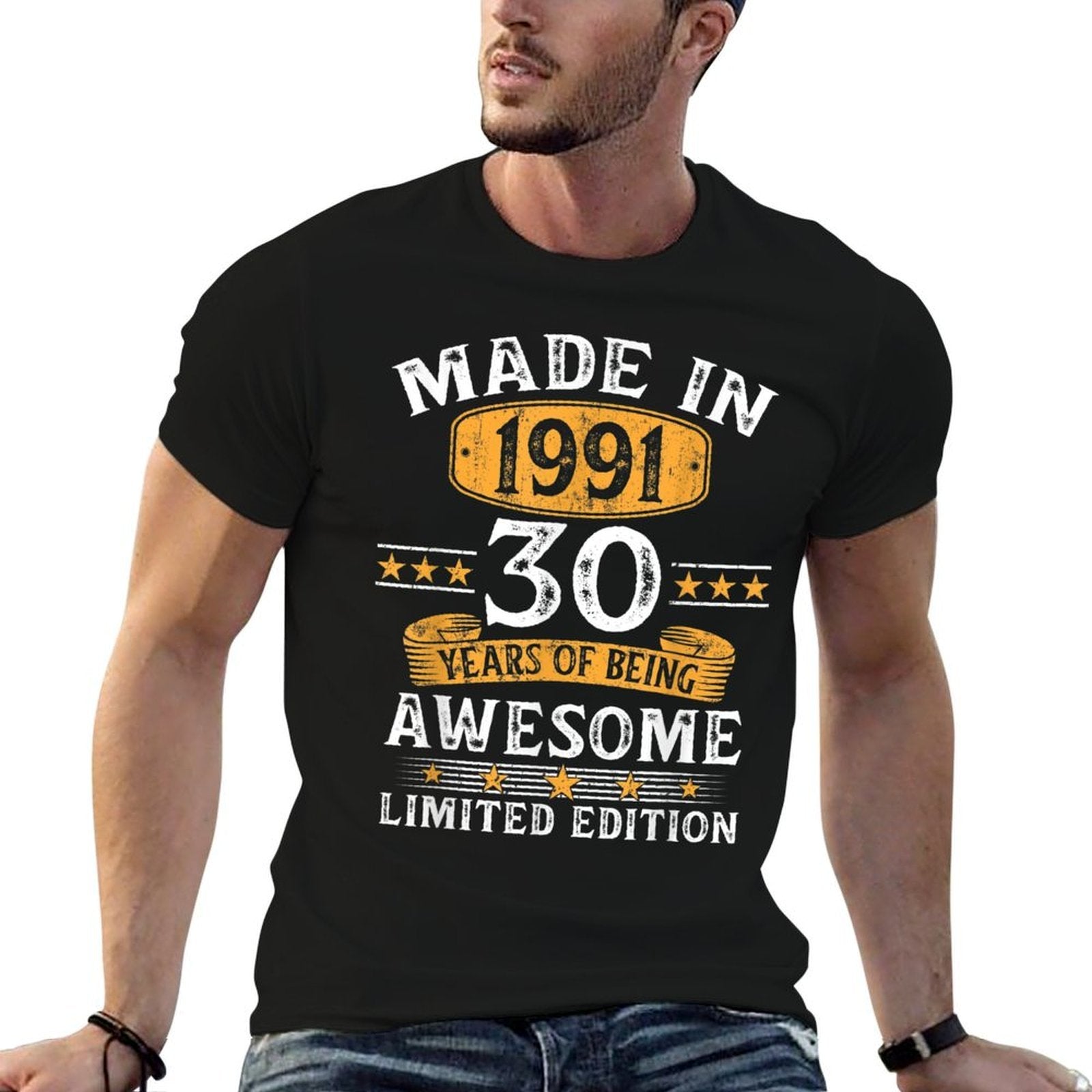 30 Years Old Made In 1991 Limited Edition 30th Birthday  Affordable Price T-Shirt