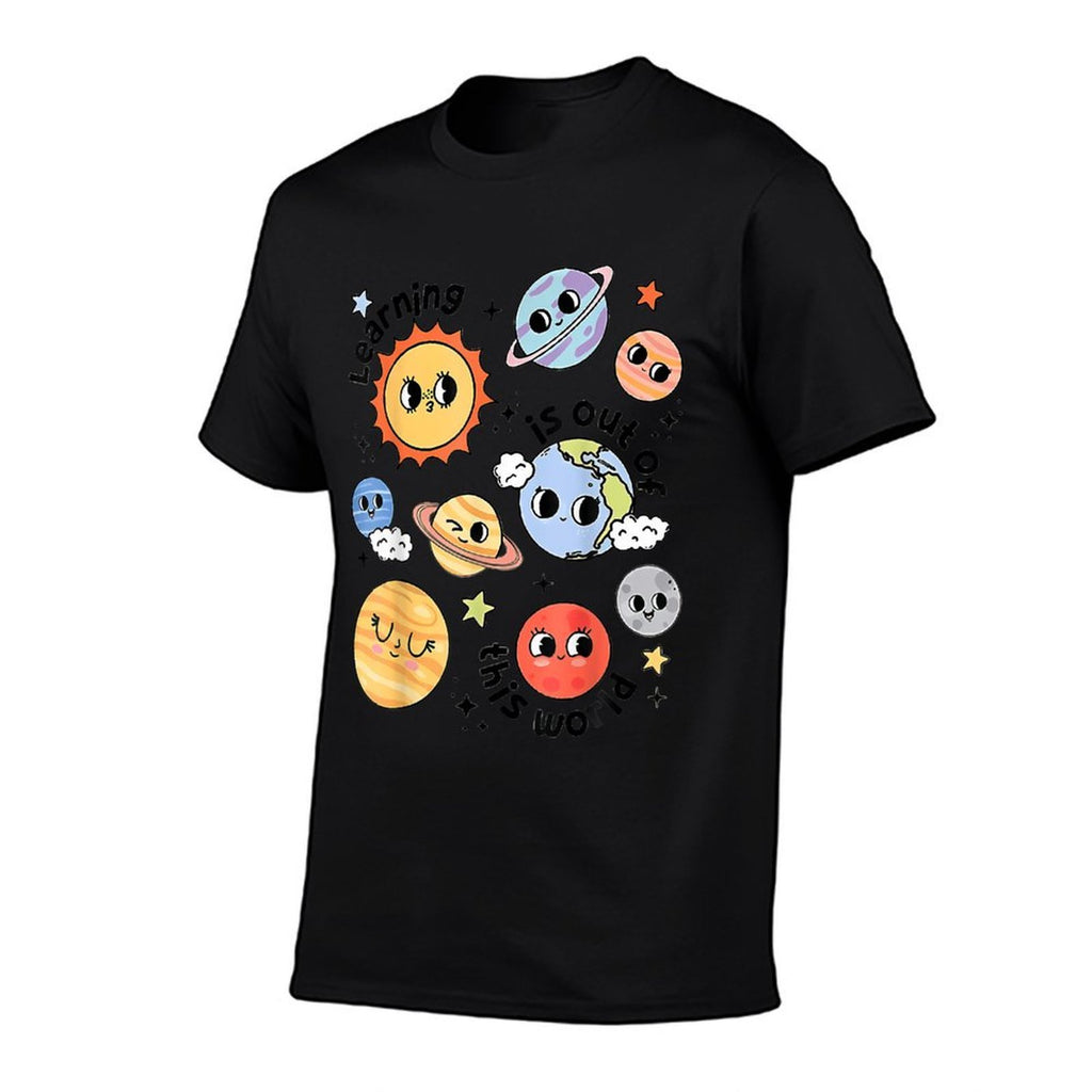 Teacher Space Science Learning Is Out Of World Solar System  Graphic-printed T-Shirt