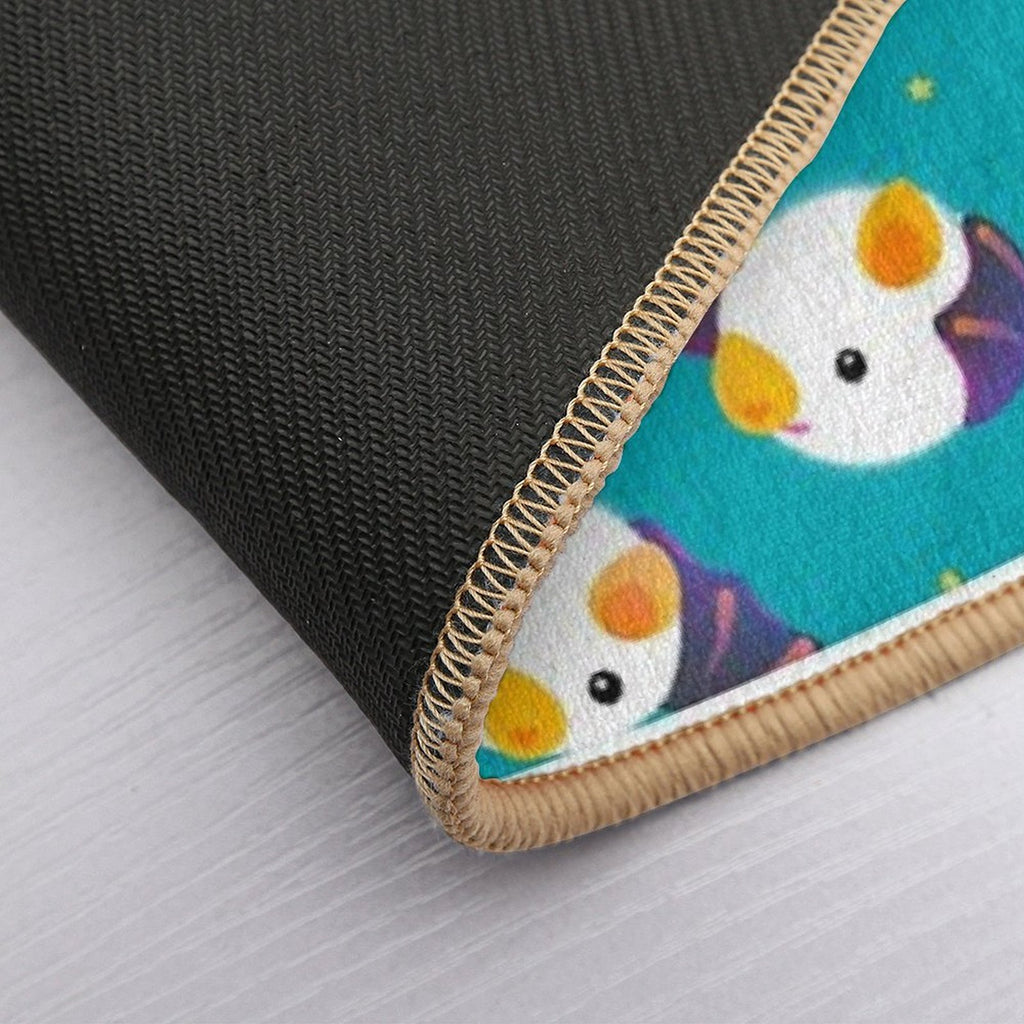 Honduran White Bat (Flying Mochi)  Stain-Proof Bath Mat