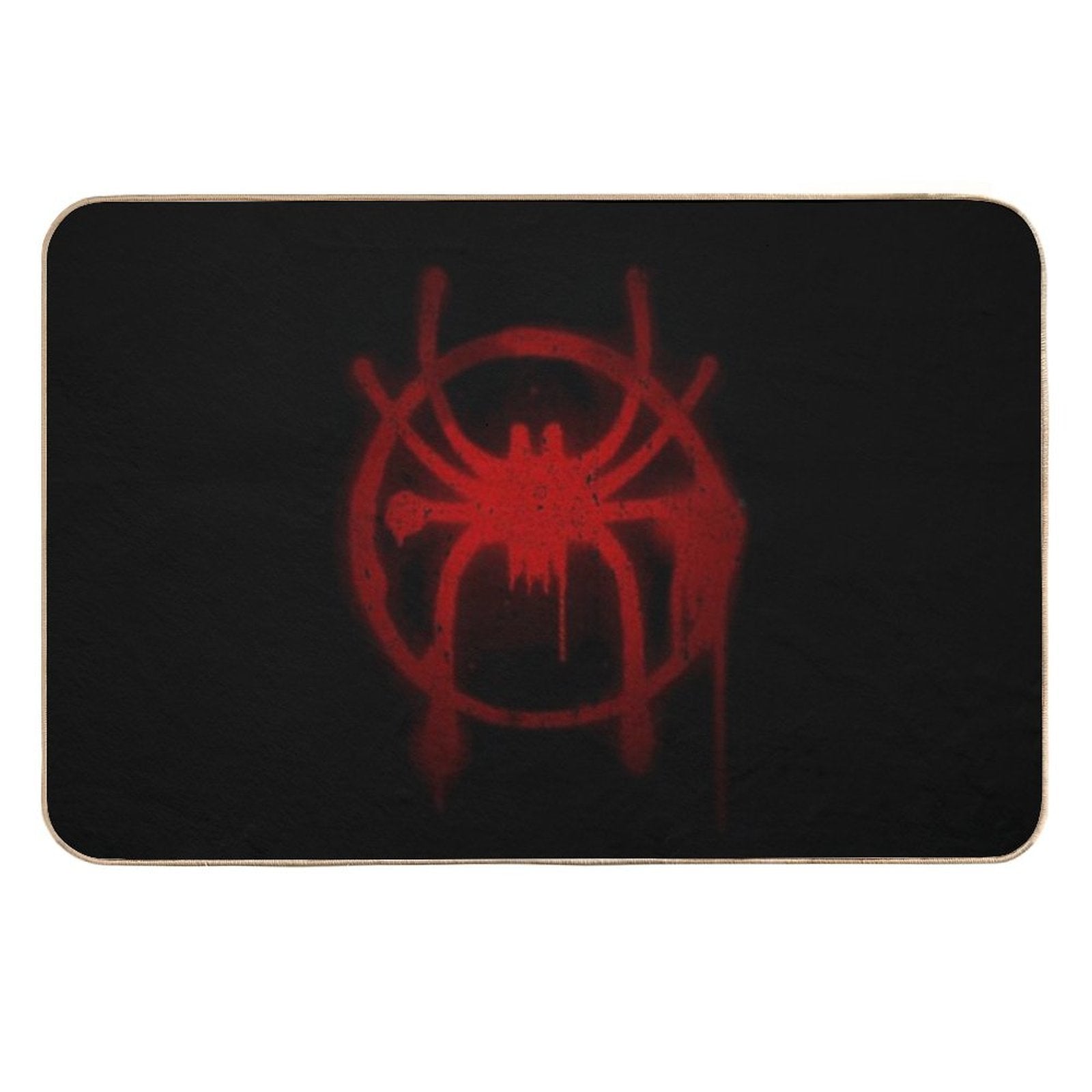 Miles Morales Spider Symbol  Absorbent Bath Mat