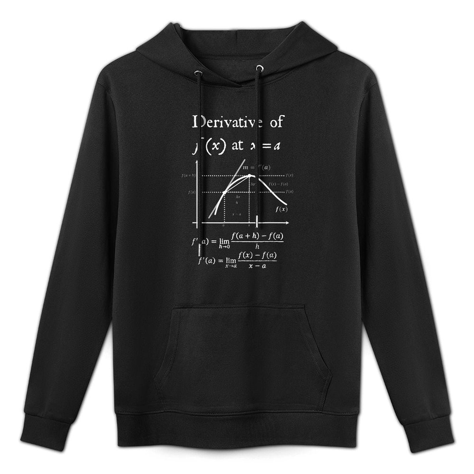 Nerdy Definition of Derivative Limit Calculus Math Teacher Versatile Streetwear Hoodie