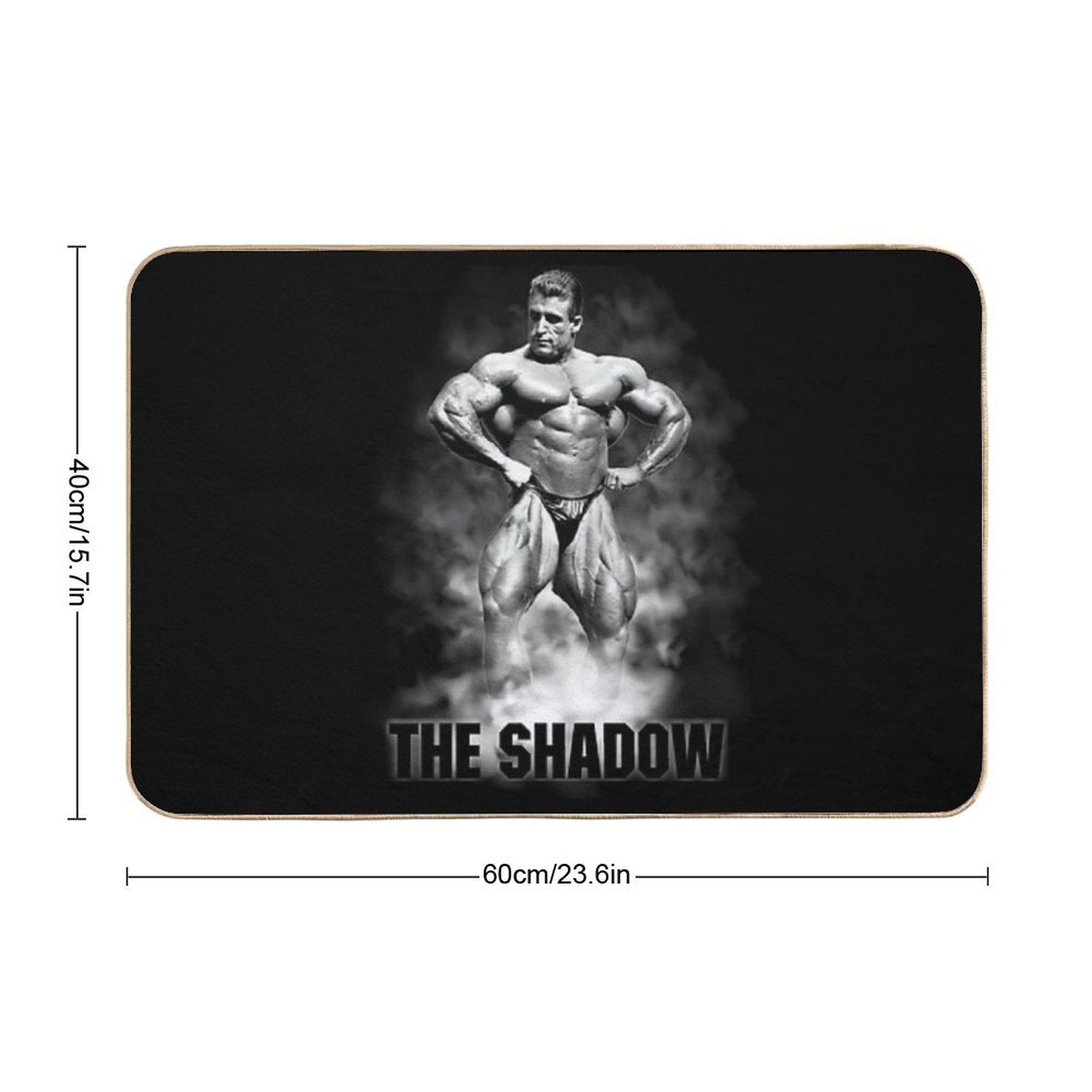 Dorian Yates The Shadow  Toxin-Free Bath Mat