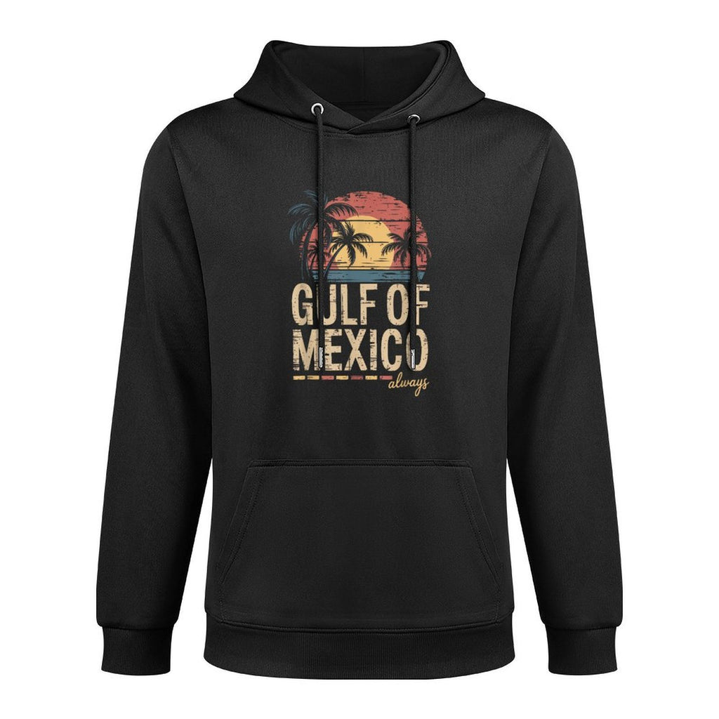 Gulf of Mexico Always Retro Vintage Gulf of Mexico Kangaroo Pocket Hoodie