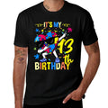 Its My 13th Birthday Dabbing Autism Puzzle  Stretchy T-Shirt