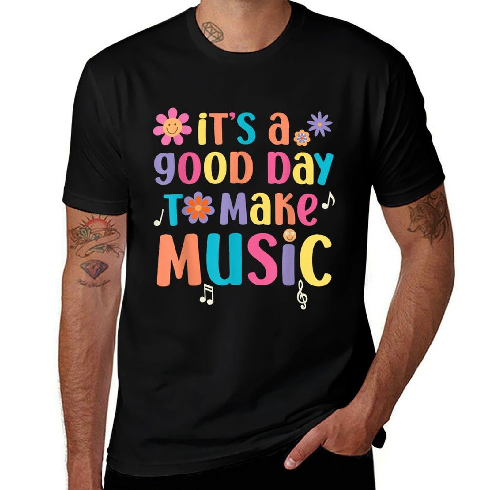 Its A Good Day To Make Music Musician Music Teacher  Breathable T-Shirt