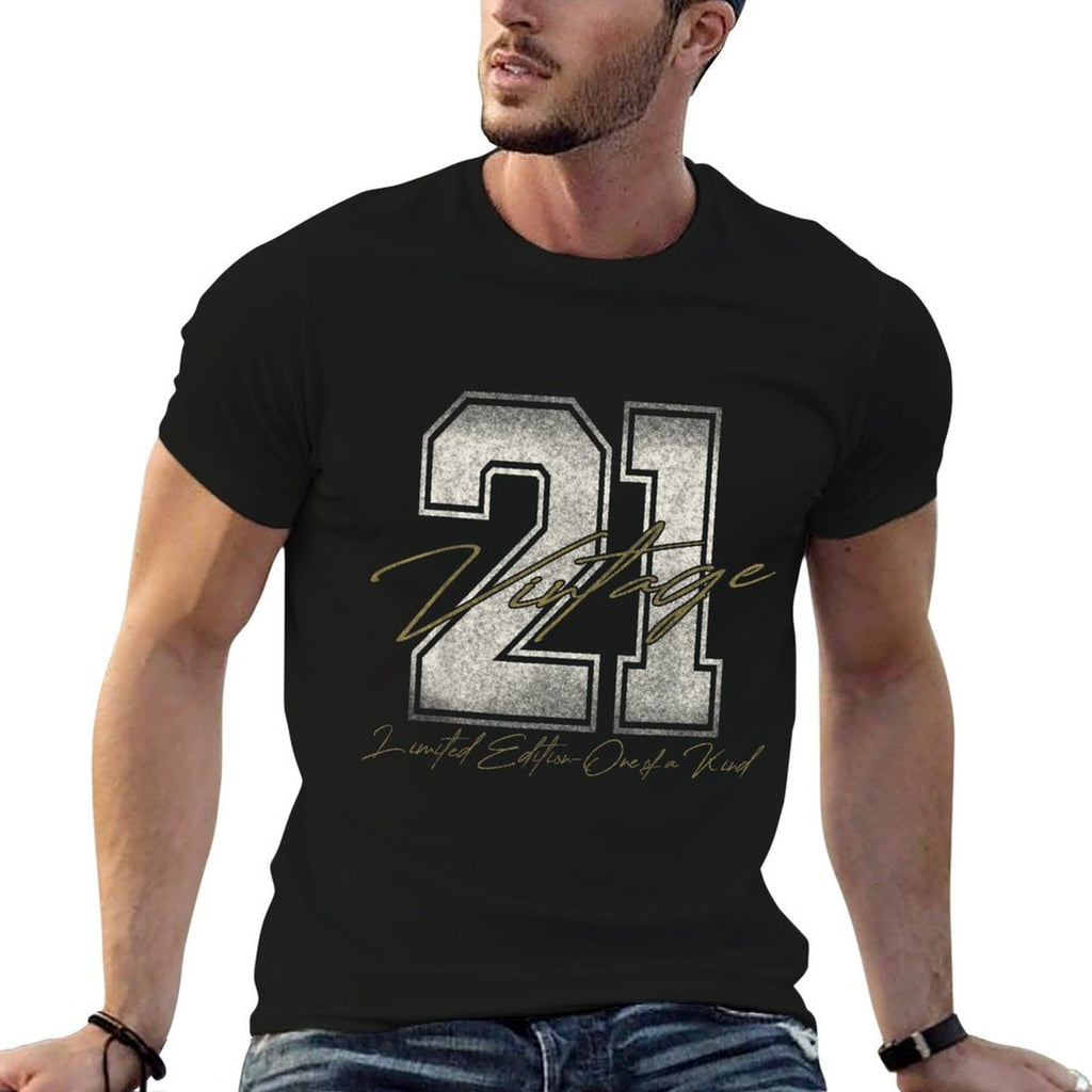 Vintage 2000 Limited Edition 2000 21 Years Old 21st Birthday  Tagless Design T-Shirt