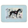 Greyhound Sighthound Art  Long-Lasting Bath Mat