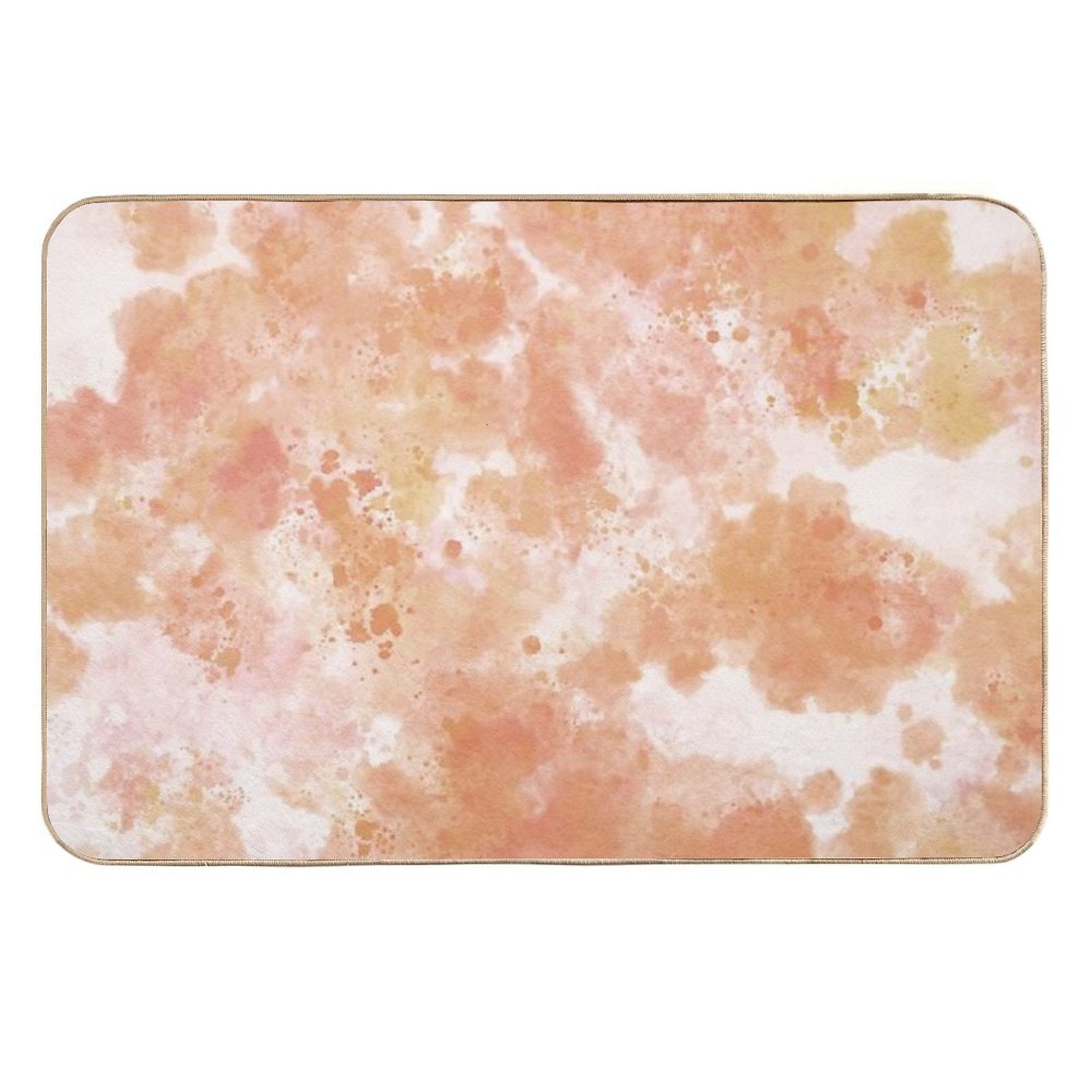 Boho Watercolor  Fade-Resistant Bath Mat