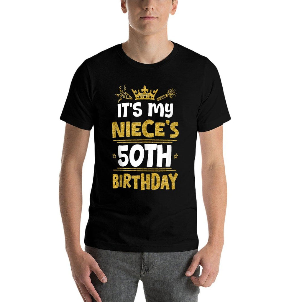 Happy It's My Niece's 50th Birthday 1975 50 Years Old  Stretchy T-Shirt