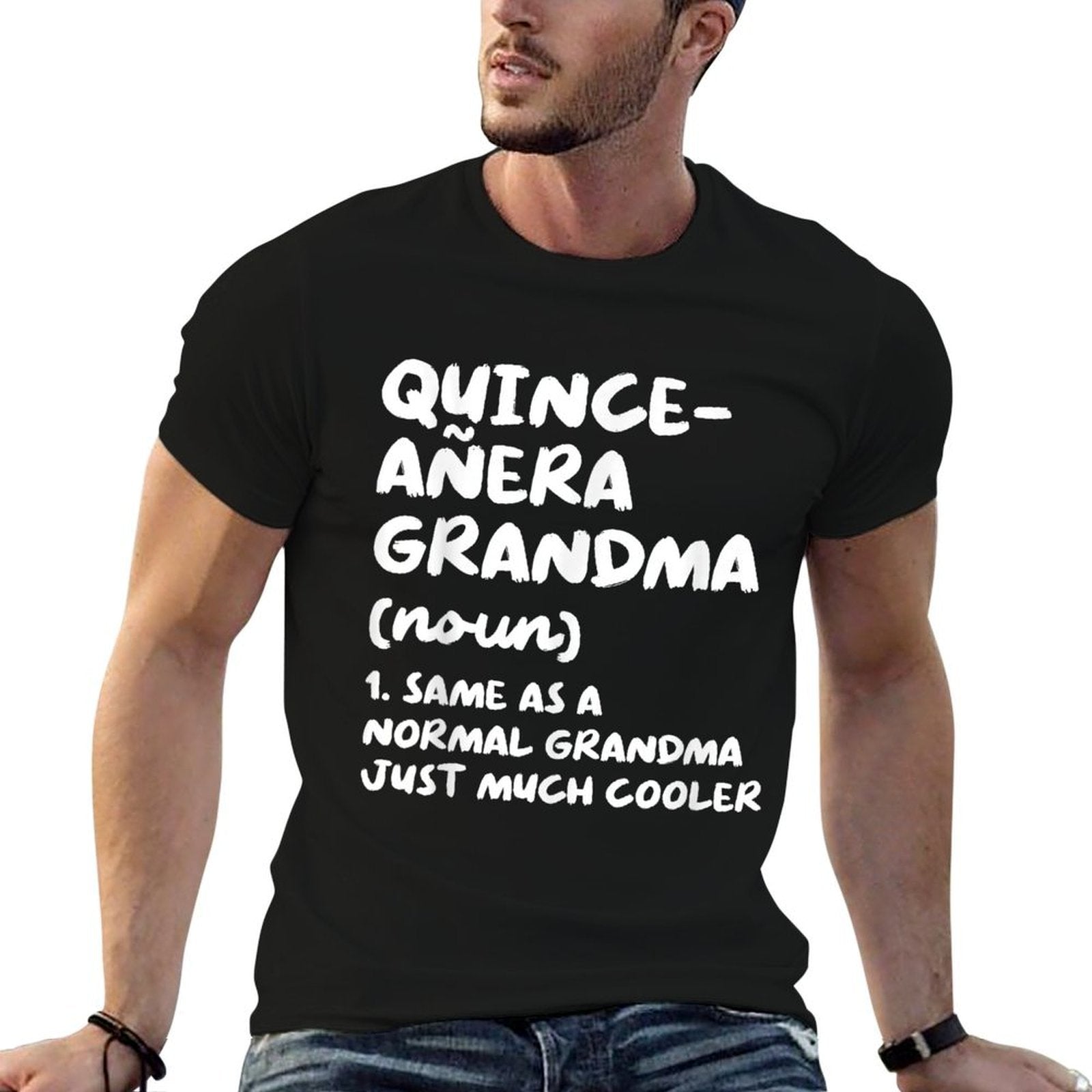 Quinceanera Grandma Definition Funny 15th Birthday  Soft T-Shirt