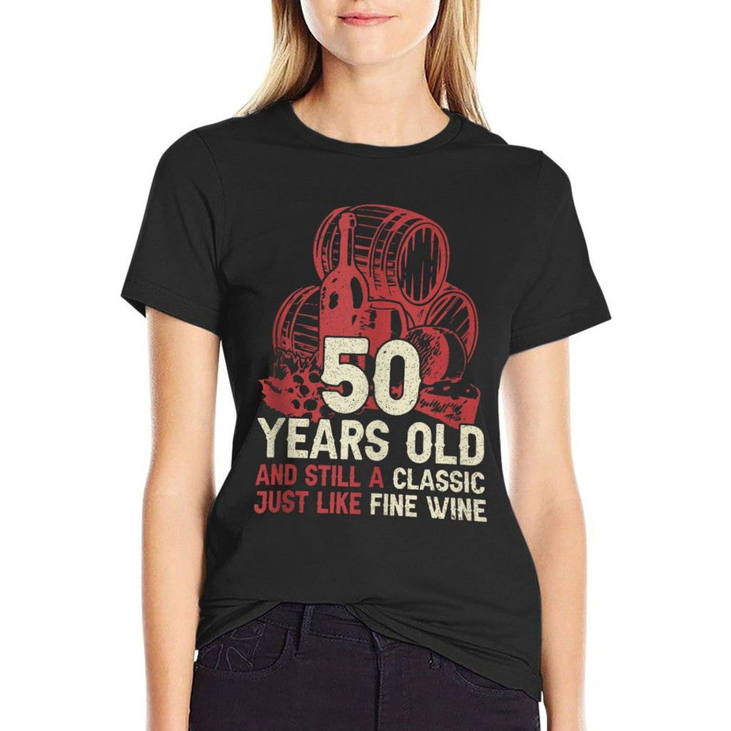 Classic Like Wine - 50 Years Old Funny 50th Birthday  Eco-friendly Material T-Shirt